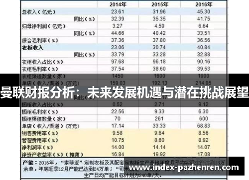 曼联财报分析：未来发展机遇与潜在挑战展望