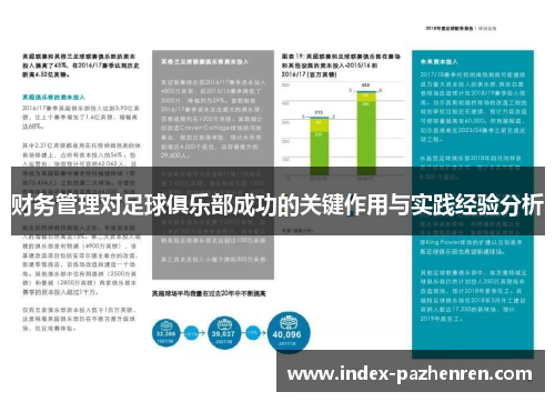 财务管理对足球俱乐部成功的关键作用与实践经验分析
